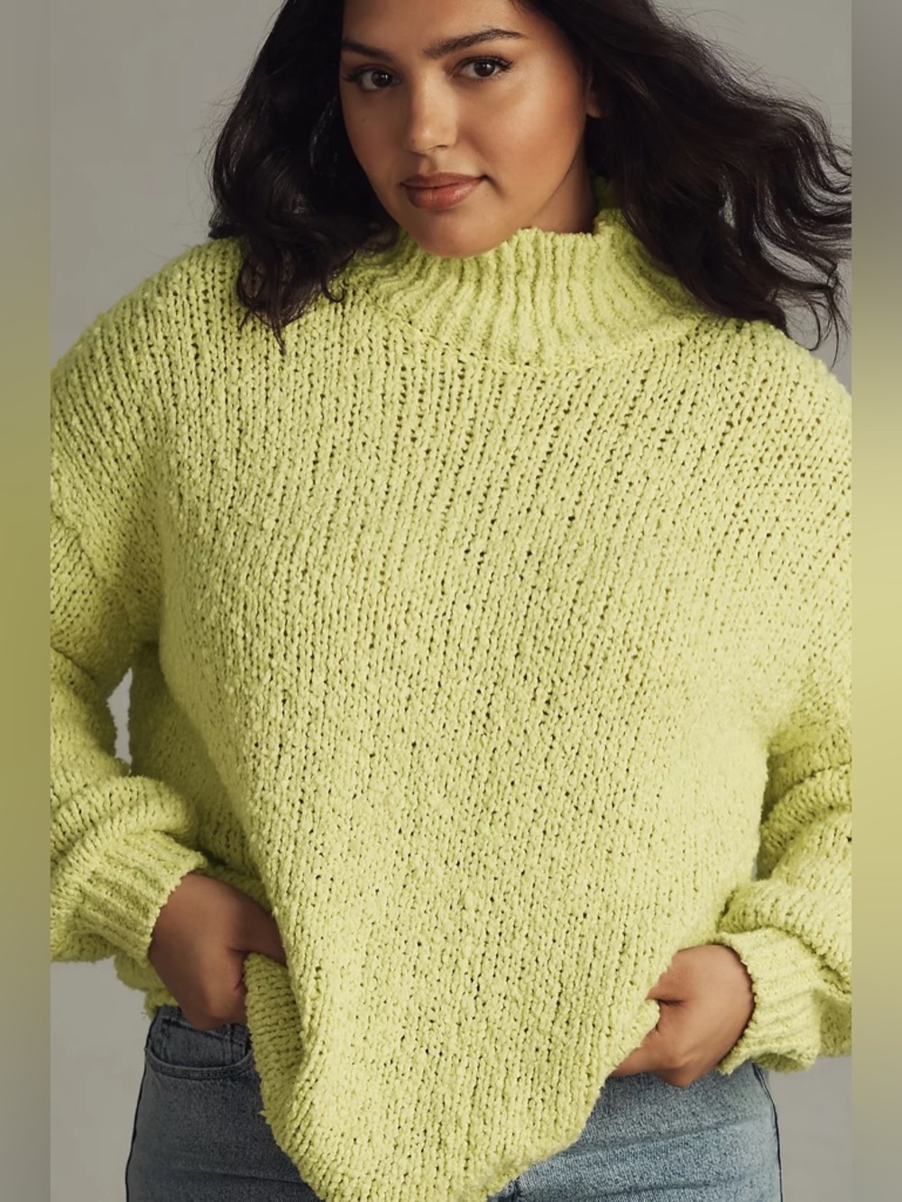 The Need-It Oversized Mock Neck Sweater - Picture 9 of 13